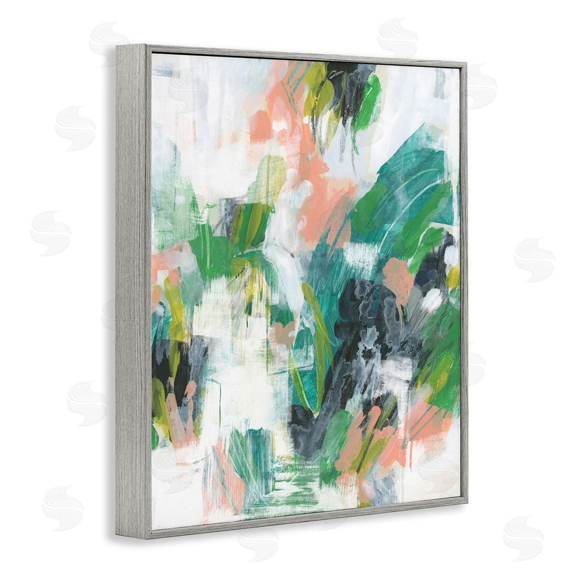 June Erica Vess | Chaotic Green Paint Strokes