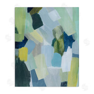 Grace Popp | Layered Green Brush Strokes