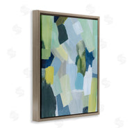 Grace Popp | Layered Green Brush Strokes