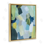 Grace Popp | Layered Green Brush Strokes