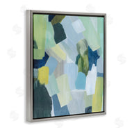 Grace Popp | Layered Green Brush Strokes