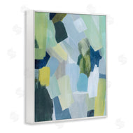 Grace Popp | Layered Green Brush Strokes