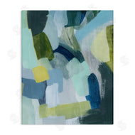 Grace Popp | Layered Green Paint Strokes