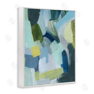 Grace Popp | Layered Green Paint Strokes