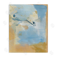 Victoria Barnes | Distressed Gold and Blue