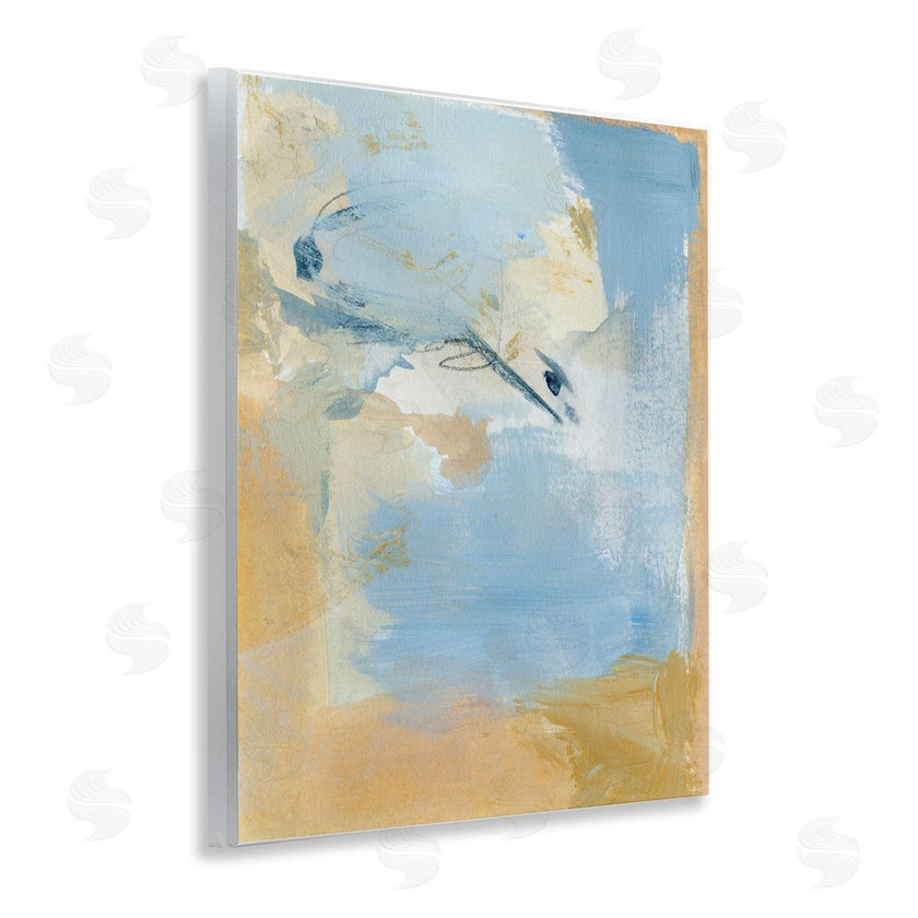 Victoria Barnes | Distressed Gold and Blue