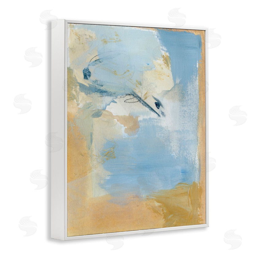 Victoria Barnes | Distressed Gold and Blue