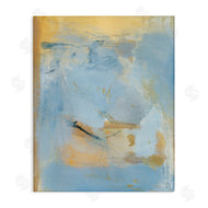 Victoria Barnes | Blue and Gold Organic Abstract