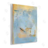 Victoria Barnes | Blue and Gold Organic Abstract