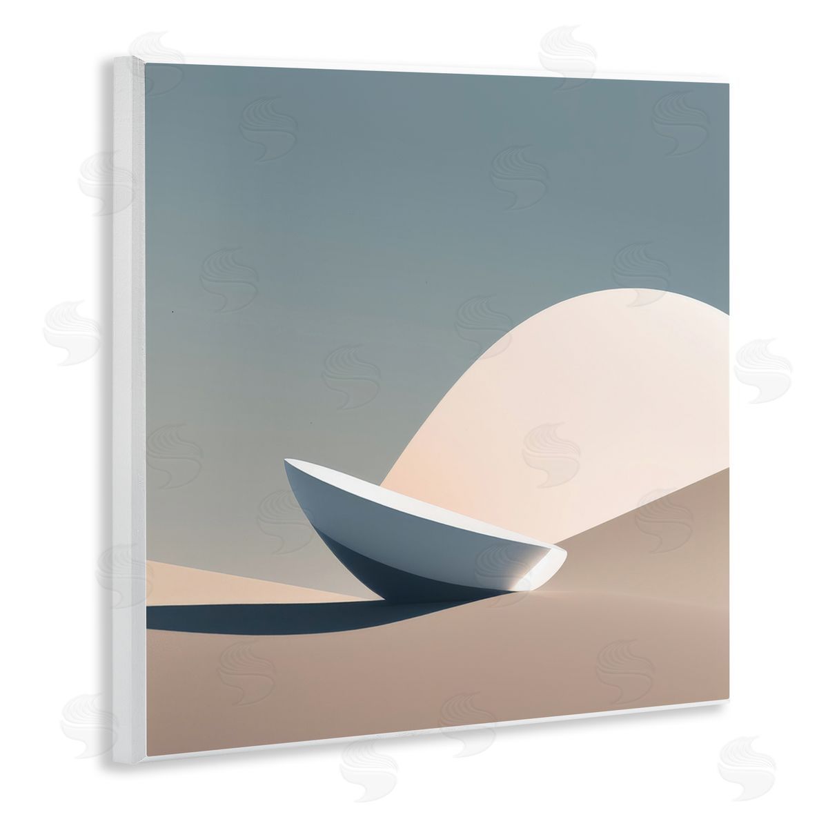 Buried Space Capsule Wood Plaque Wall Art, Home Decor by Denise Dundon