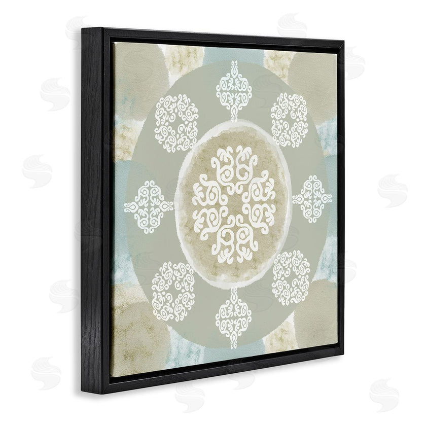 Flora Kouta | Mint and Beige Mandala