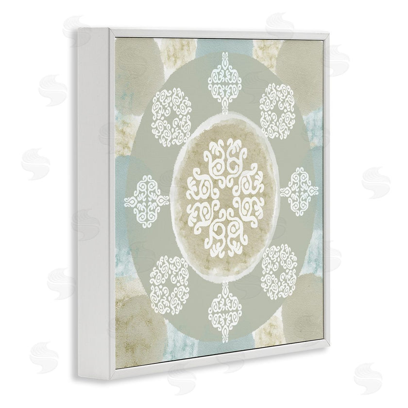 Flora Kouta | Mint and Beige Mandala