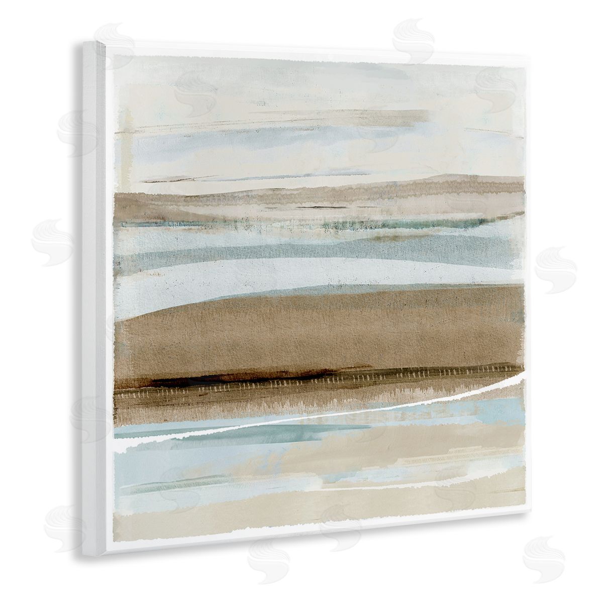 Soft Winter Sands Wood Plaque Wall Art, Home Decor by Flora Kouta