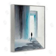 Incado | Person with Snowy Doorway