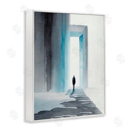 Incado | Person with Snowy Doorway