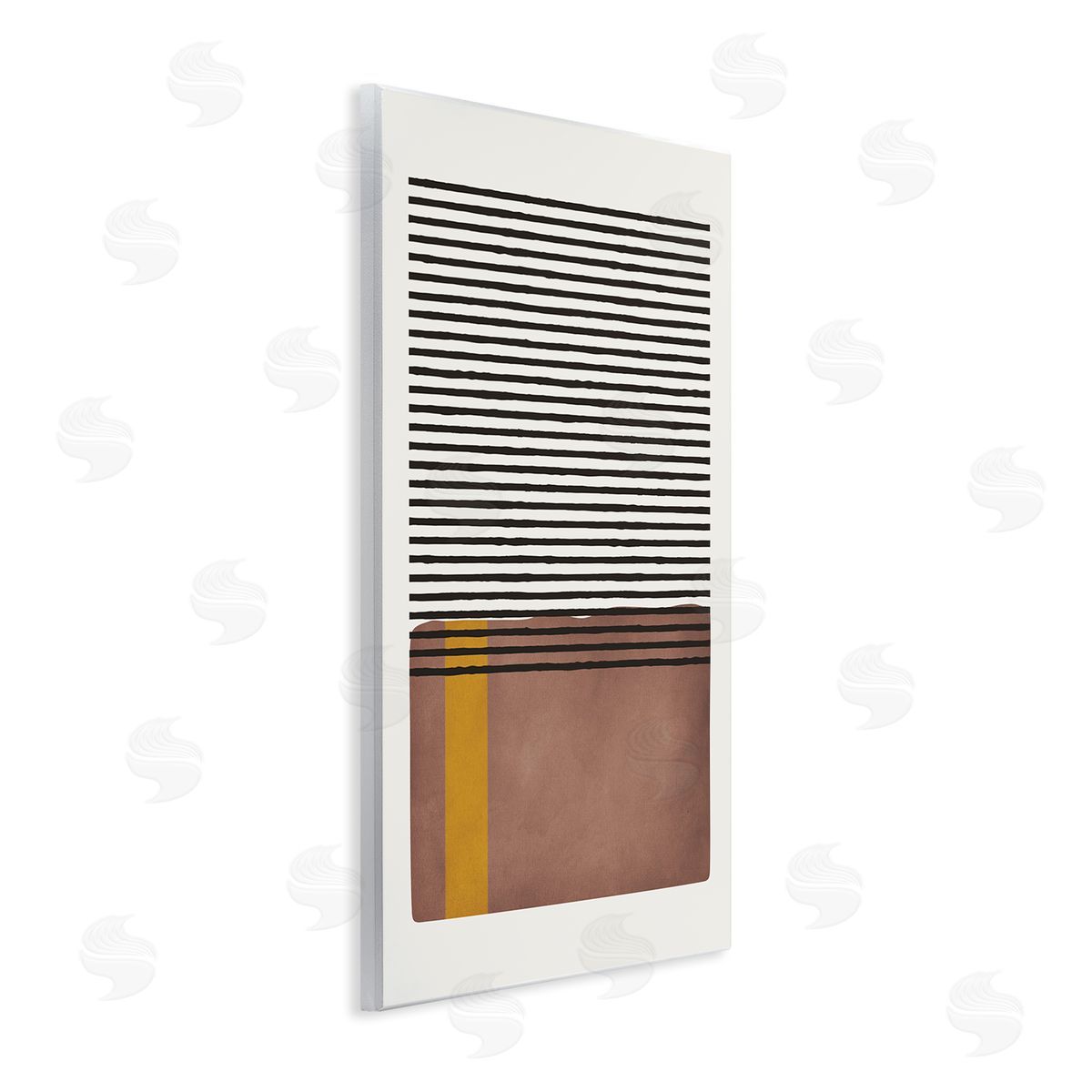Cosby Street Abstraction Wood Plaque Wall Art, Home Decor by JJ Design House, LLC.