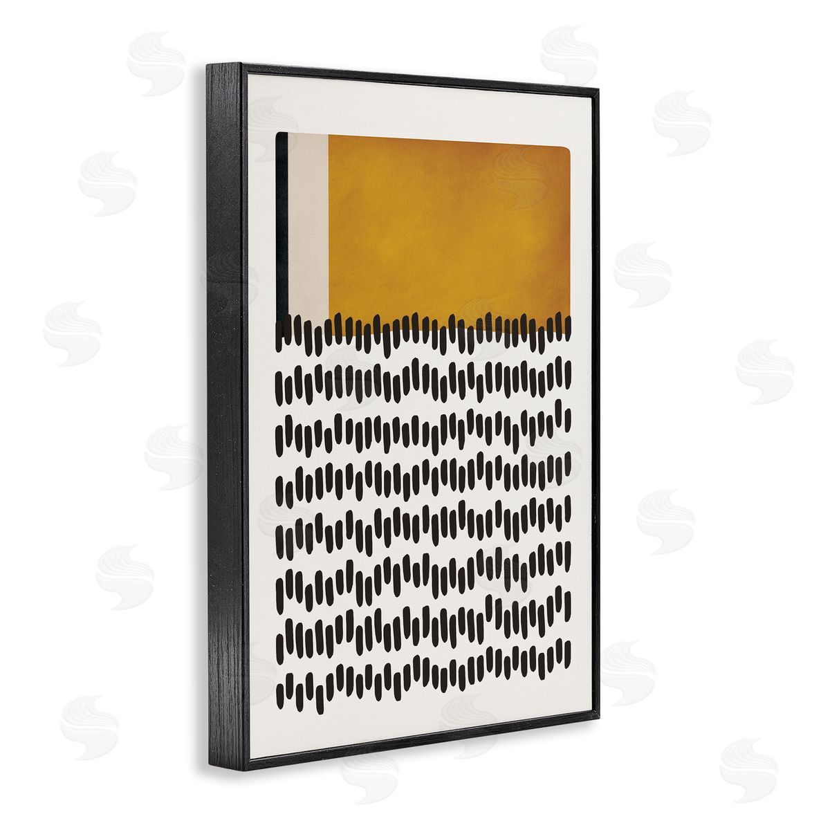 Geometric Crosby Street Black Frame Print Wall Art, Home Decor by JJ Design House, LLC.