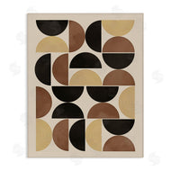 Nina Blue | Midcentury Neutral Geometric