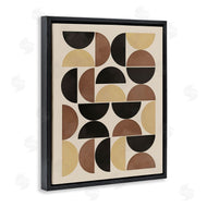 Nina Blue | Midcentury Neutral Geometric