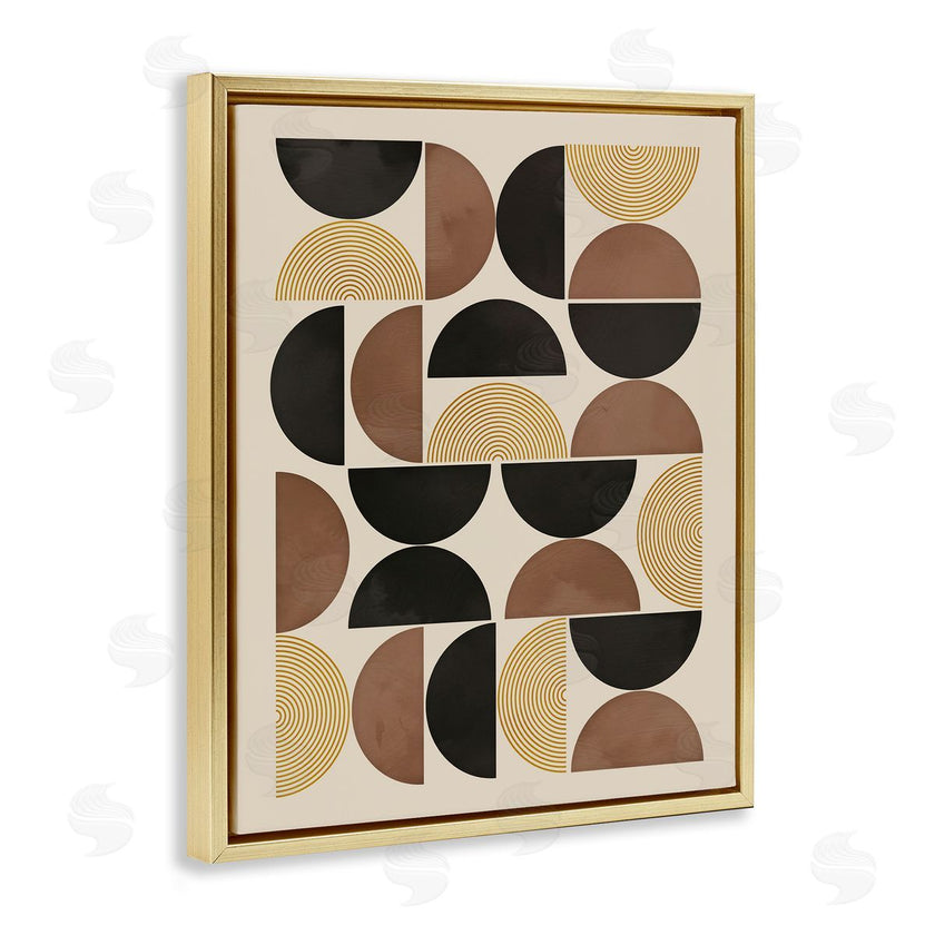 Nina Blue | Midcentury Neutral Geometric