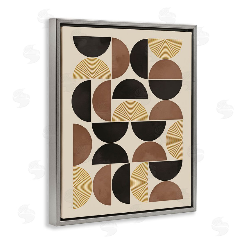 Nina Blue | Midcentury Neutral Geometric