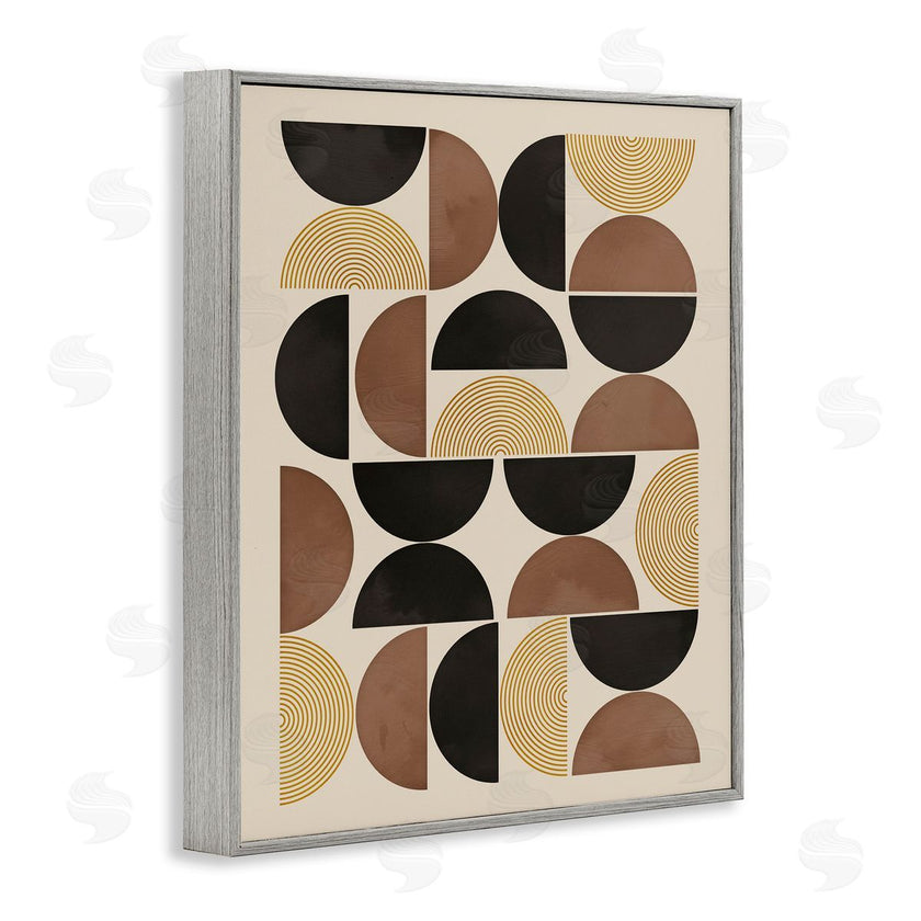 Nina Blue | Midcentury Neutral Geometric