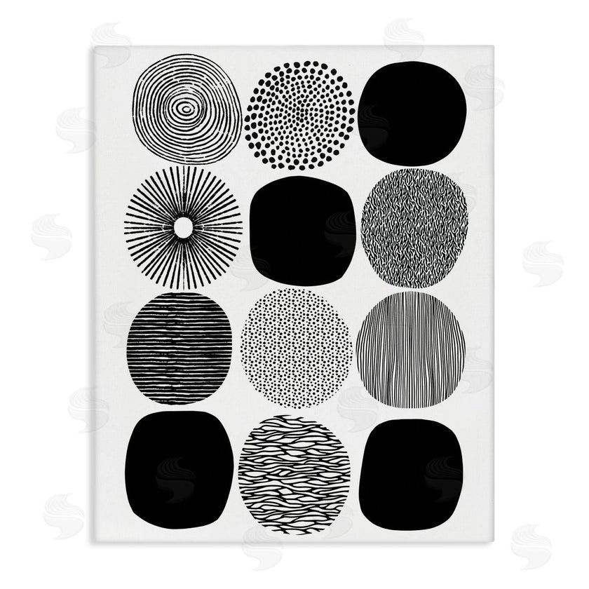 Lisa Nohren | Black and White Pattern Circles