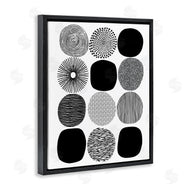 Lisa Nohren | Black and White Pattern Circles