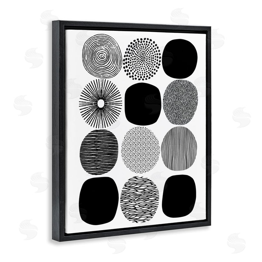 Lisa Nohren | Black and White Pattern Circles