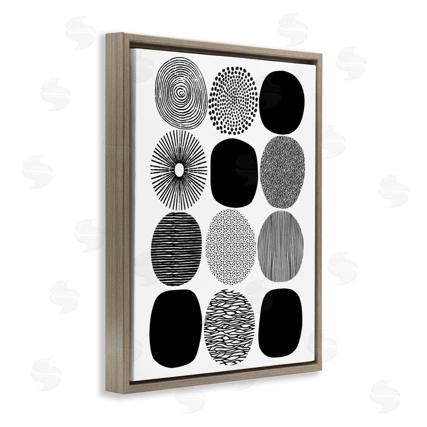 Lisa Nohren | Black and White Pattern Circles