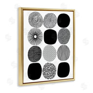 Lisa Nohren | Black and White Pattern Circles