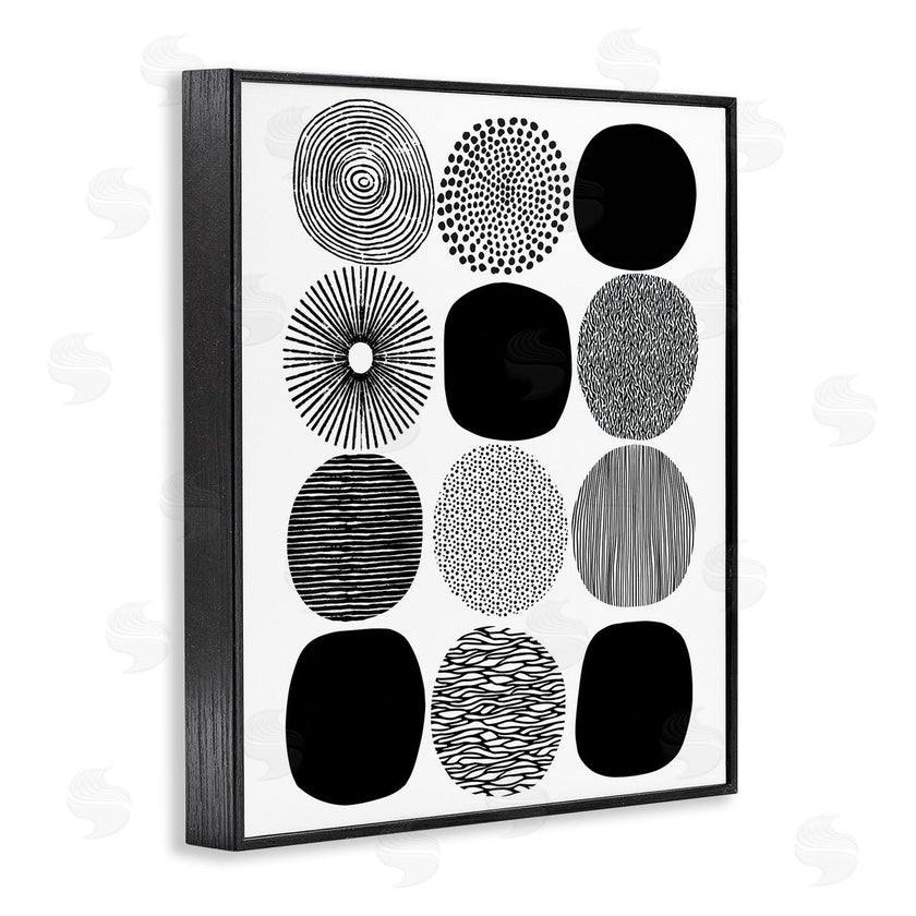 Lisa Nohren | Black and White Pattern Circles