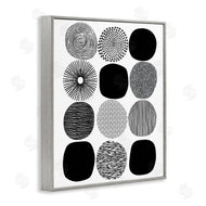 Lisa Nohren | Black and White Pattern Circles