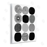 Lisa Nohren | Black and White Pattern Circles