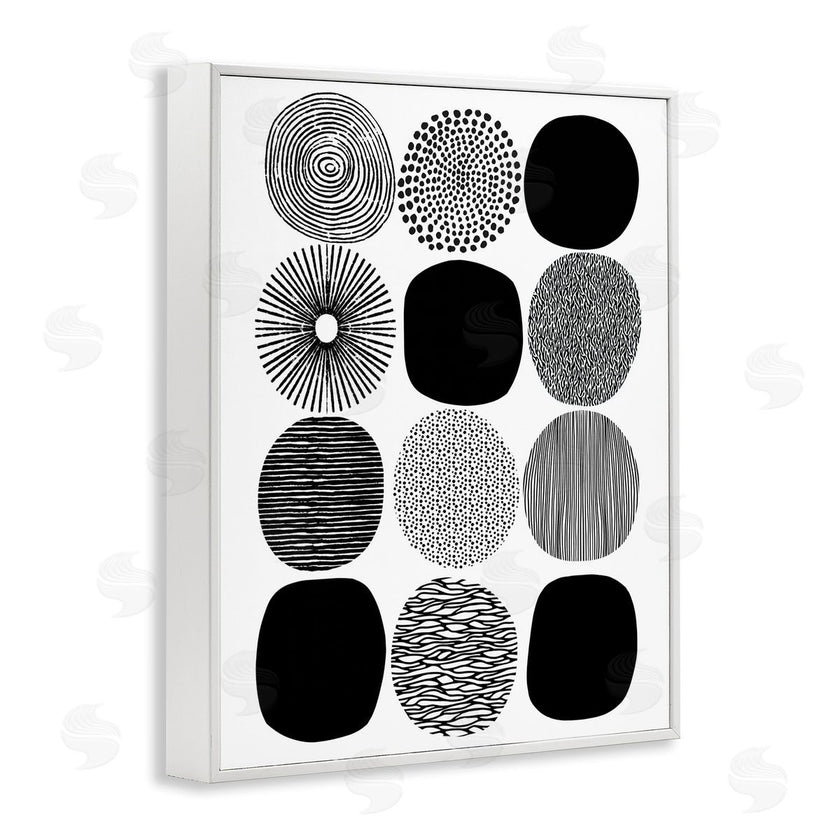 Lisa Nohren | Black and White Pattern Circles