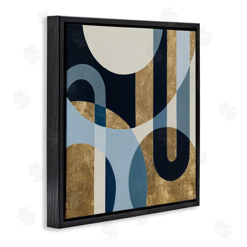 Hanna Melin | Gold and Blue Circular Shapes