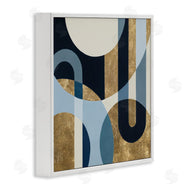 Hanna Melin | Gold and Blue Circular Shapes