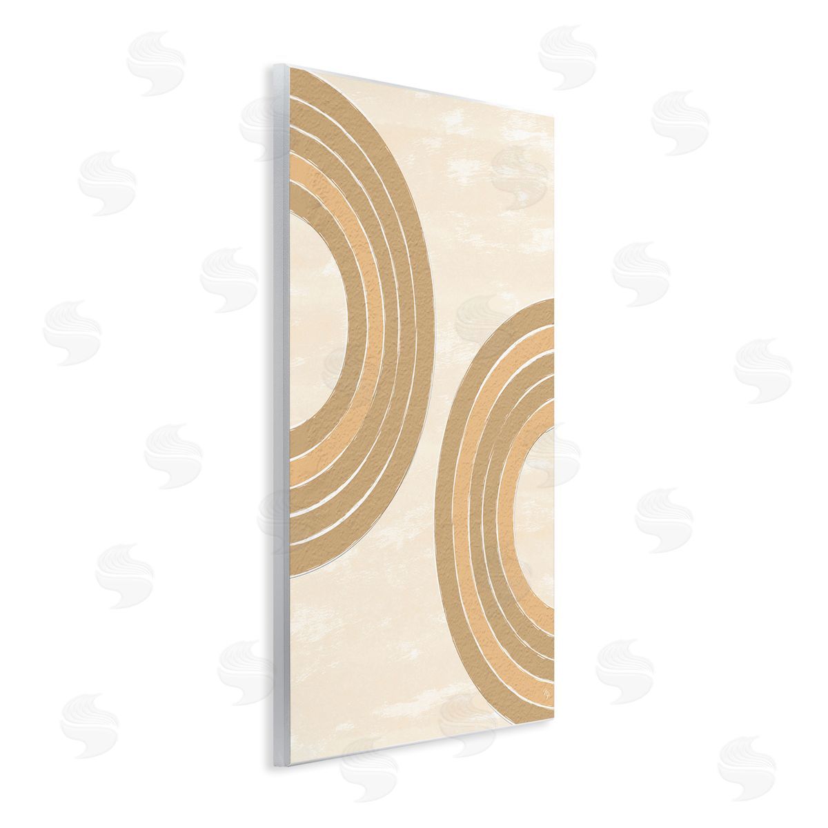 Neutral Arch Expressions Wood Plaque Wall Art, Home Decor by Martina Pavlova