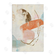Suzanne Nicoll | Rustic Abstract with Orange Accent