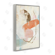 Suzanne Nicoll | Rustic Abstract with Orange Accent