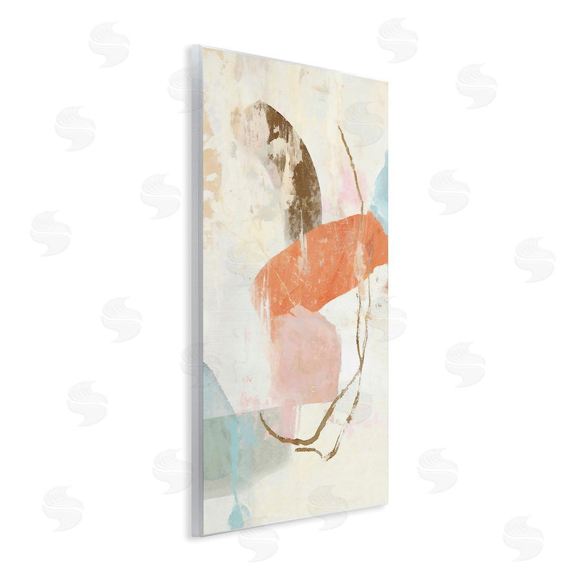 Suzanne Nicoll | Rustic Abstract with Orange Accent