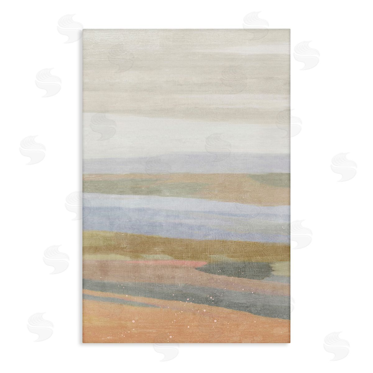 Beach Dunes Abstraction Canvas Wall Art, Home Decor by Suzanne Nicoll