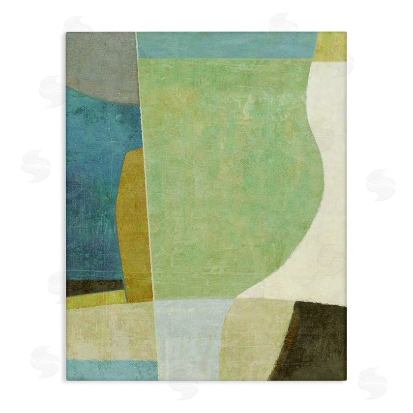 Suzanne Nicoll | Green Geometric Collage