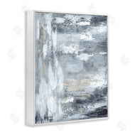Roy Ebert | Grey Brushed Abstraction
