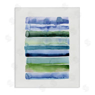 Stephanie Ryan | Green and Blue Ombre Stripes