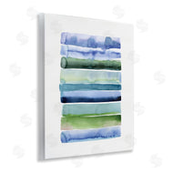 Stephanie Ryan | Green and Blue Ombre Stripes