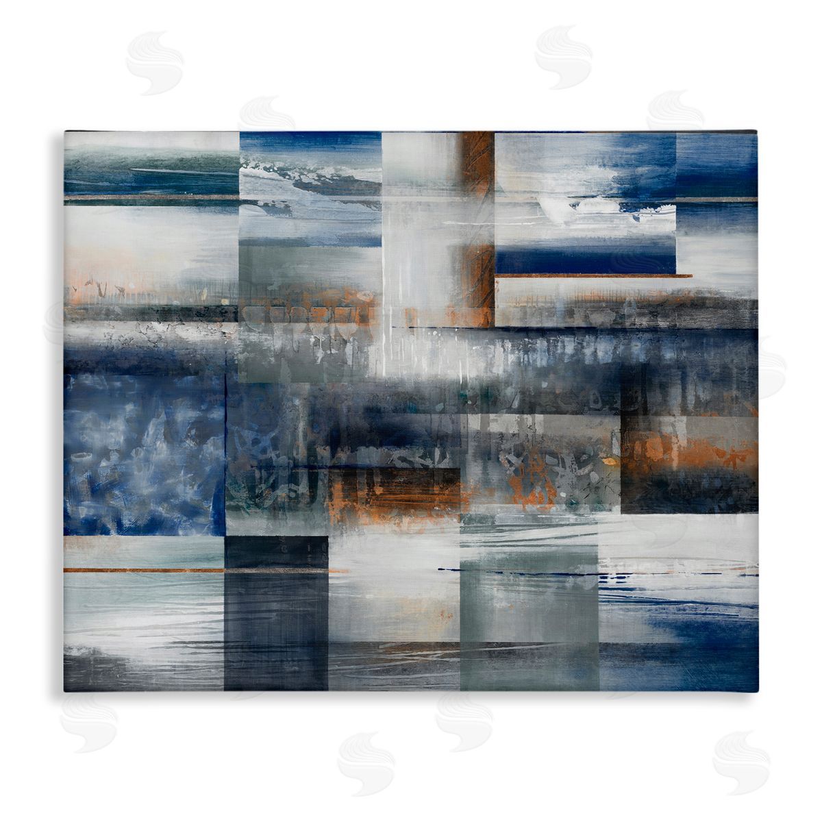 Nautical and Nature Collage Canvas Wall Art, Home Decor by K. Nari