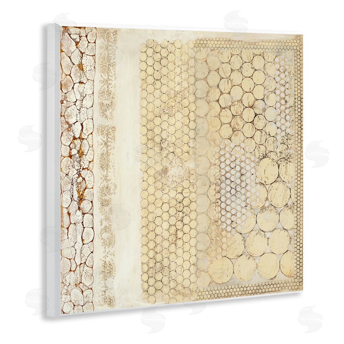 Rustic Country Geometric Wood Plaque Wall Art, Home Decor by Laura Van Horne