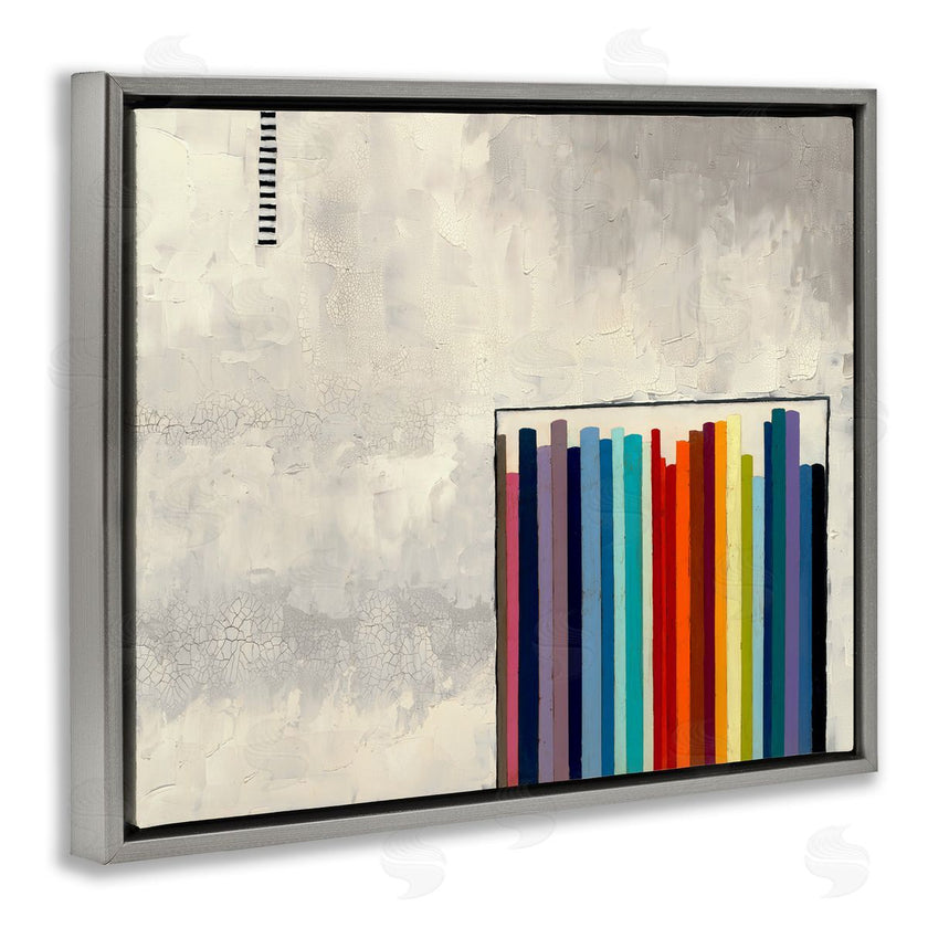 Laura Van Horne | Rainbow Shapes over Grey