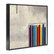 Laura Van Horne | Rainbow Shapes over Grey